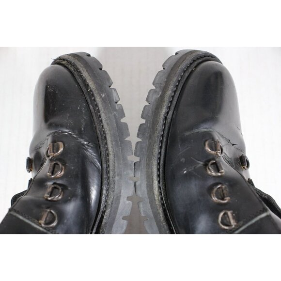 Common Projects Lace Up Leather Combat Boots Mens 40 US 7 O908 - Picture 8 of 11
